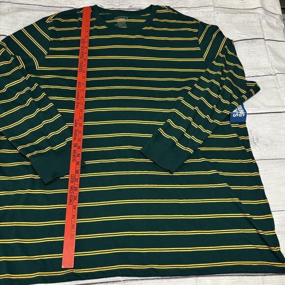 Lot Of 4 Foundry Mens Size 4XLT Pullover Henley Waffle Striped Shirt Long Sleeve - Picture 4 of 16